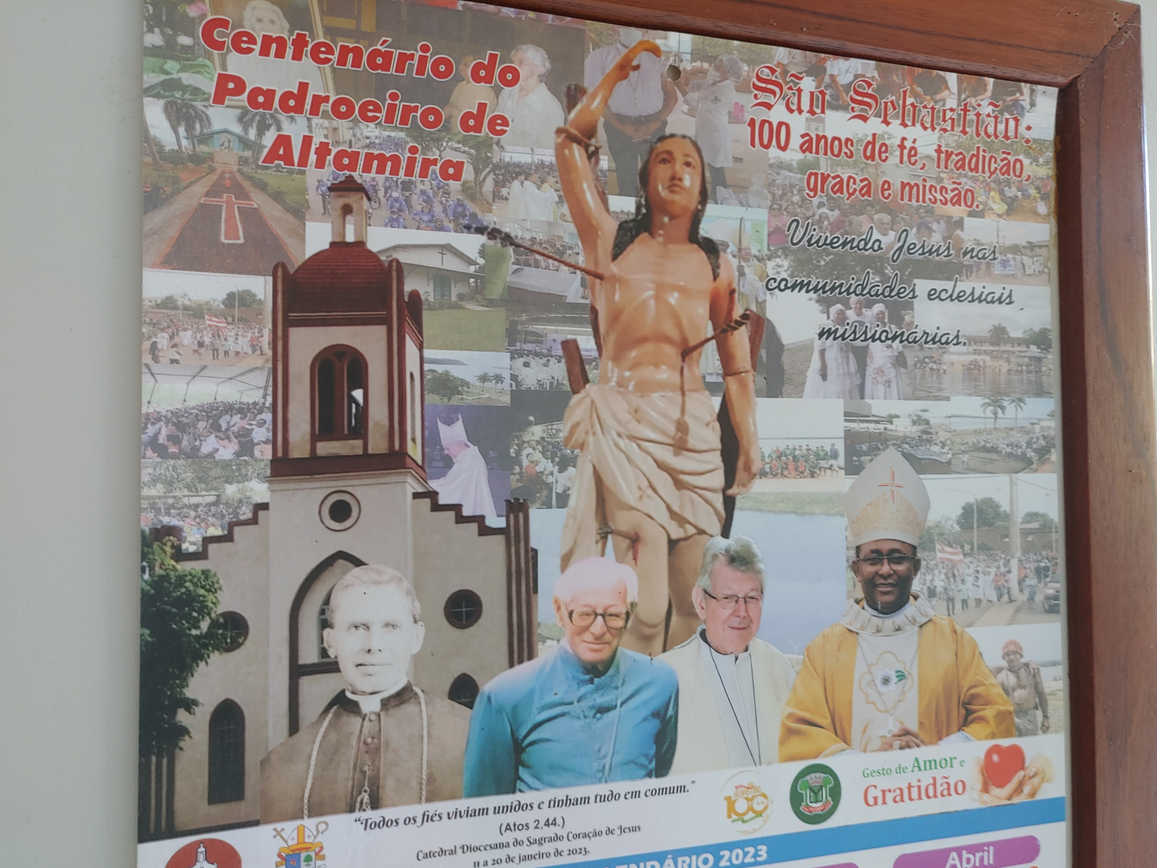 Poster by Eclessial Communities in Altamira, Brazil. Author: Luiz Felipe LaCerda