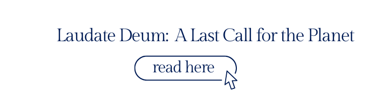 Laudate Deum: A Last Call for the Planet, read here